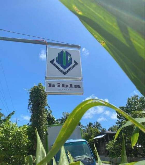 The Hibla showroom sign on the Dapa–General Luna road